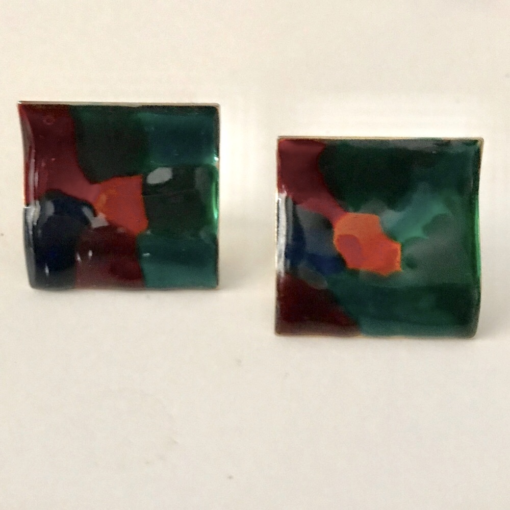 Colorful Statement Earrings